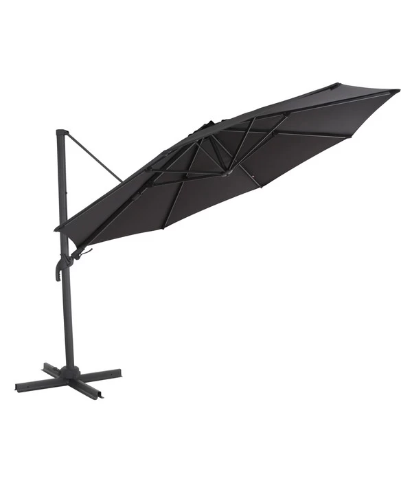 Siena Garden Ampelschirm California N+, Rund, Ca. Ø350 Cm 2 Siena Garden Ampelschirm California N+, Rund, Ca. Ø350 Cm – Bild 2