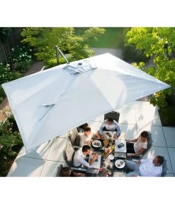 Siena Garden Ampelschirm Cirrus, Quadratisch, Ca. B350/T350 Cm -Gartenmöbelgeschäft 6987994 WE MO 001 SienaGardenCirrus350x350cm