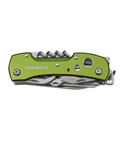 Munkees® Edelstahl-Taschenmesser LED, Ca. B9,5/H1,6/T3,1 Cm