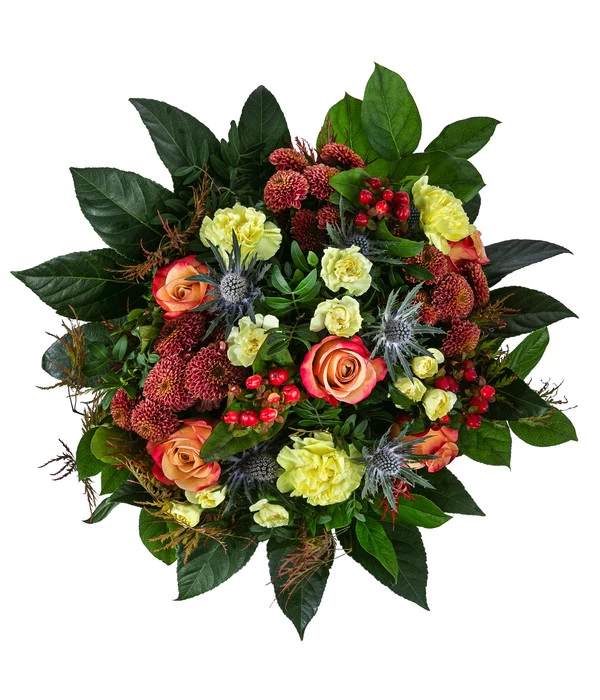 Blumenstrauß Herbsttraum, Ca. Ø35 Cm 1 Blumenstrauß Herbsttraum, Ca. Ø35 Cm