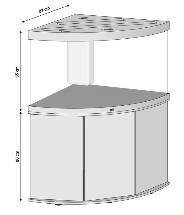 JUWEL® AQUARIUM Kombination Trigon 350 LED Inkl. Starter-Set, Ca. B123/H145/T87 Cm 3 JUWEL® AQUARIUM Kombination Trigon 350 LED Inkl. Starter-Set, Ca. B123/H145/T87 Cm – Bild 3