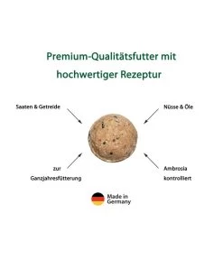 Dehner Natura Meisen-Knödel, Ohne Netz -Gartenmöbelgeschäft WE DE 002 MeisenknoedelUSPGrafikStandard