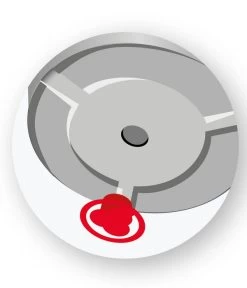 Scheurich Kunststoff-Topf Barceo Bowl, Rund, Ca. Ø39/H18 Cm -Gartenmöbelgeschäft WE DE 011 ScheurichBodenlochRota