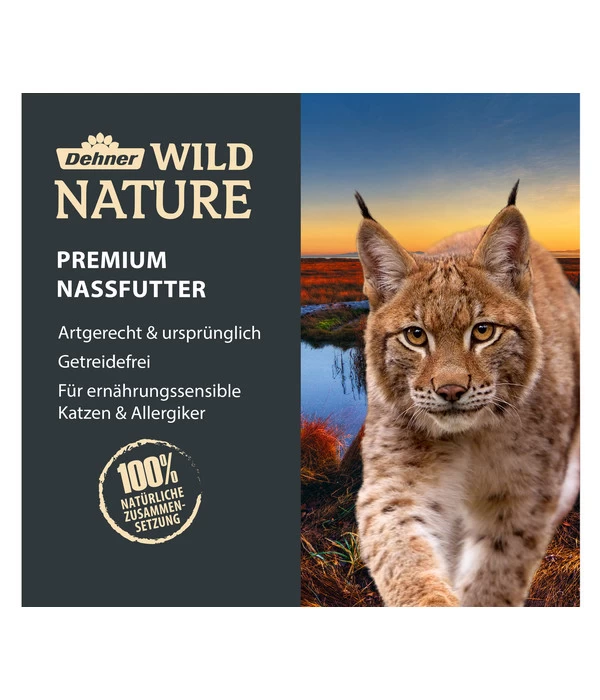 Dehner Wild Nature Nassfutter Für Katzen Hochmoor Adult, Ente & Pute, 16 X 85 G 2 Dehner Wild Nature Nassfutter Für Katzen Hochmoor Adult, Ente & Pute, 16 X 85 G – Bild 2
