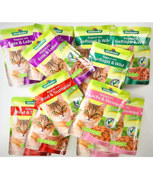 Dehner Nassfutter Für Katzen Feine Vielfalt Als Ragout Adult, 12 X 100 G 2 Dehner Nassfutter Für Katzen Feine Vielfalt Als Ragout Adult, 12 X 100 G – Bild 2